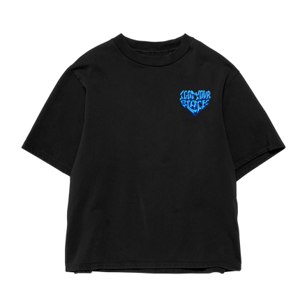 "One Love" Puffer Tee (Blue)