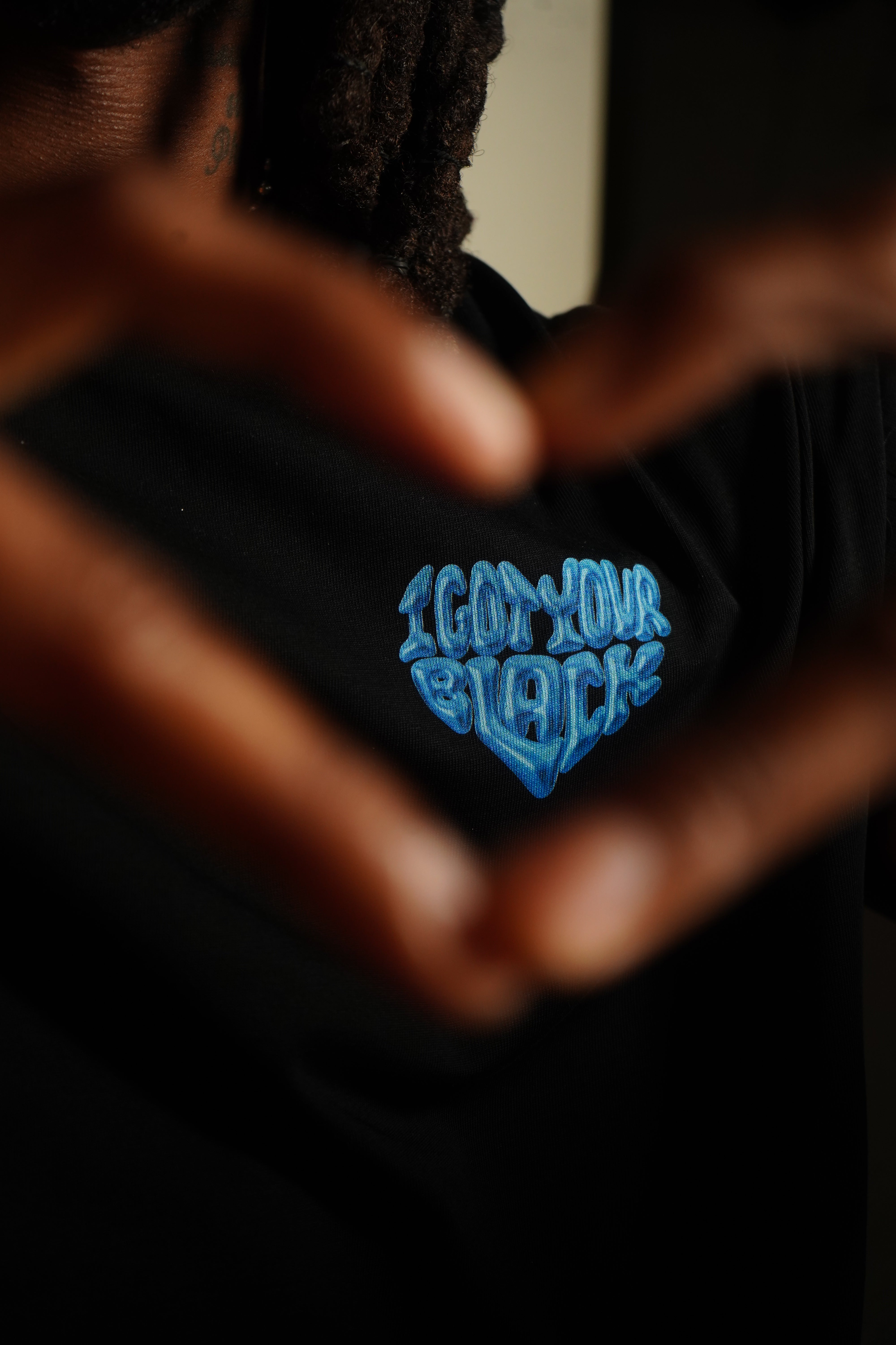 "One Love" Puffer Tee (Blue)