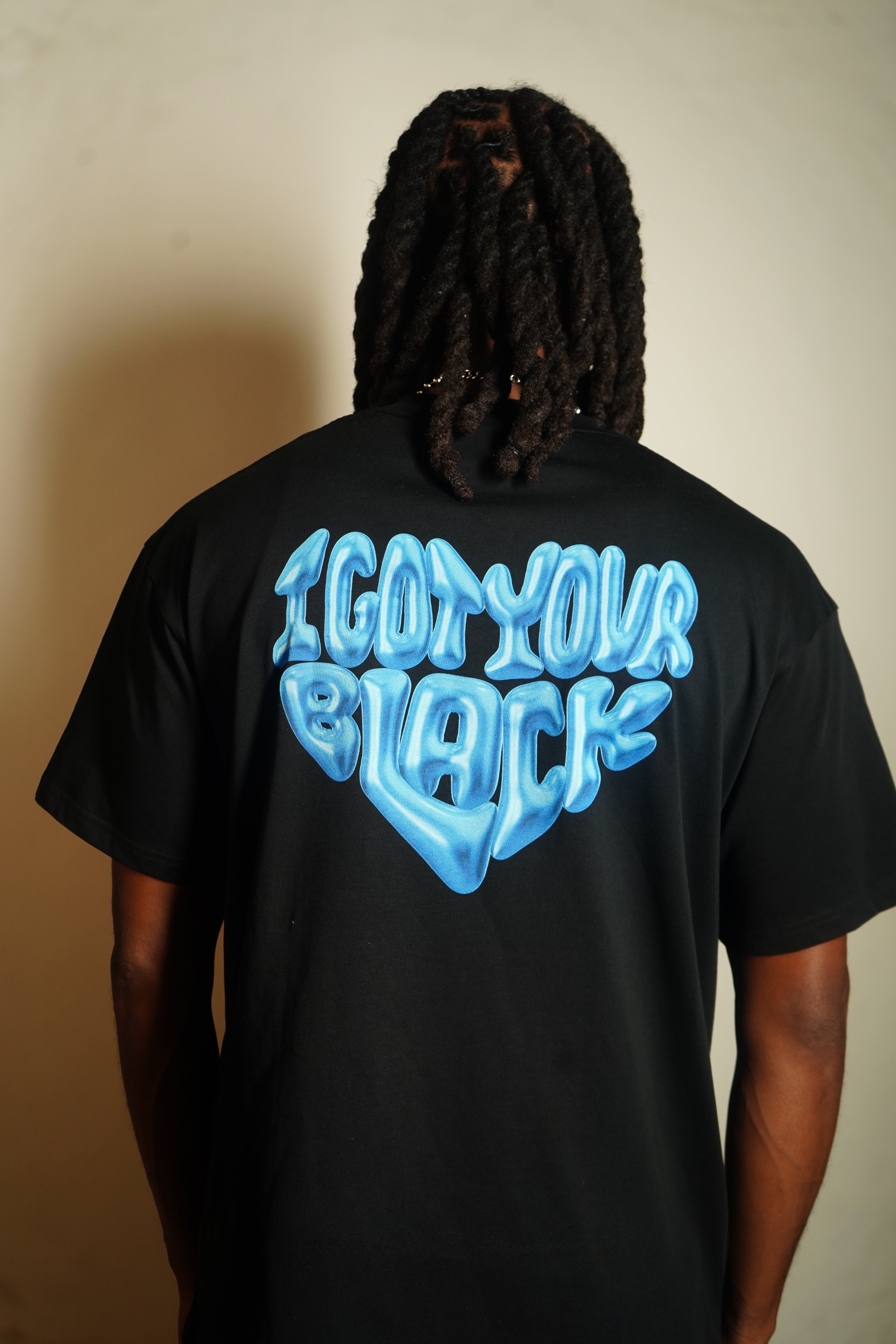 "One Love" Puffer Tee (Blue)