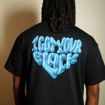 "One Love" Puffer Tee (Blue)