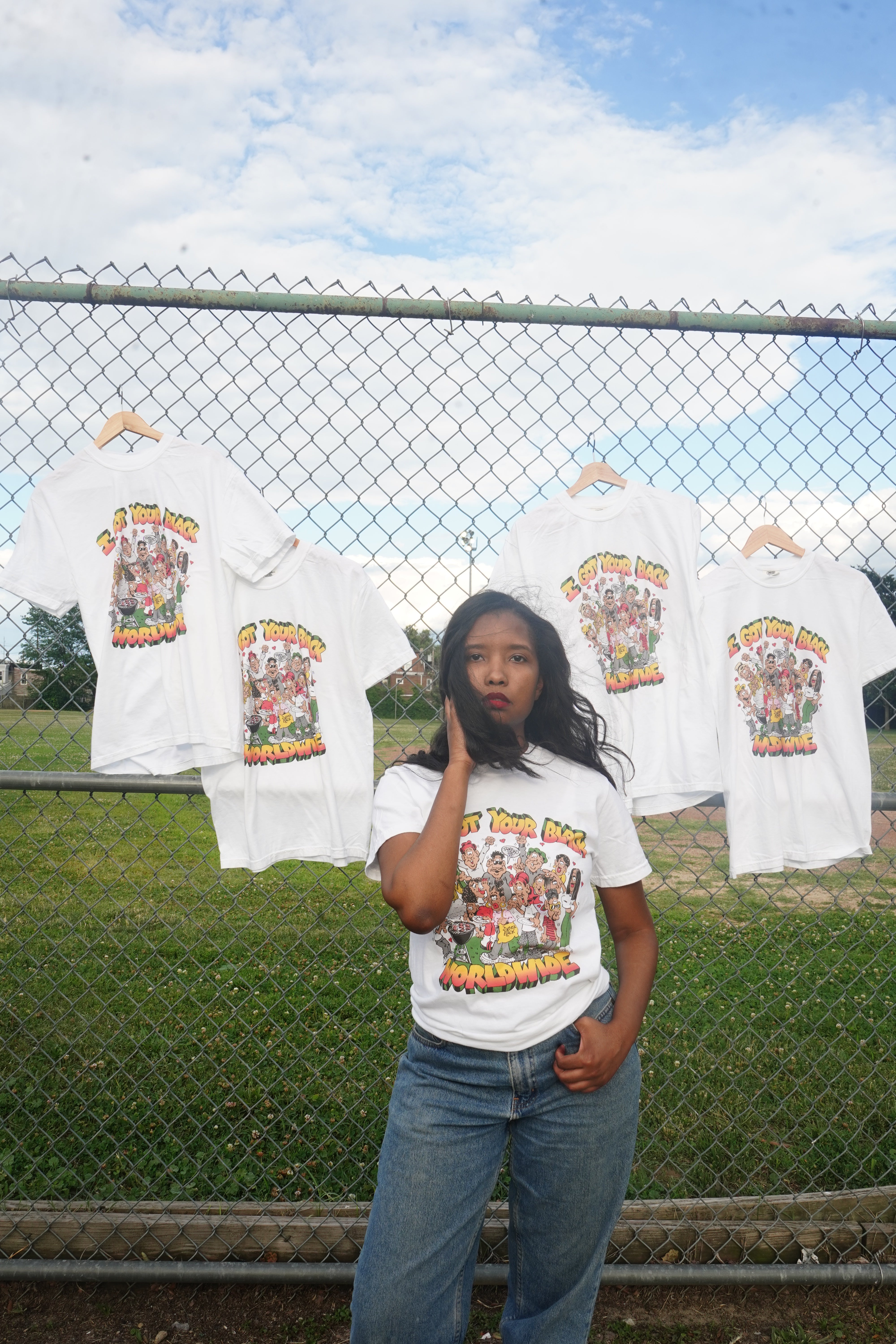 I Got Your Black World Wide Tee
