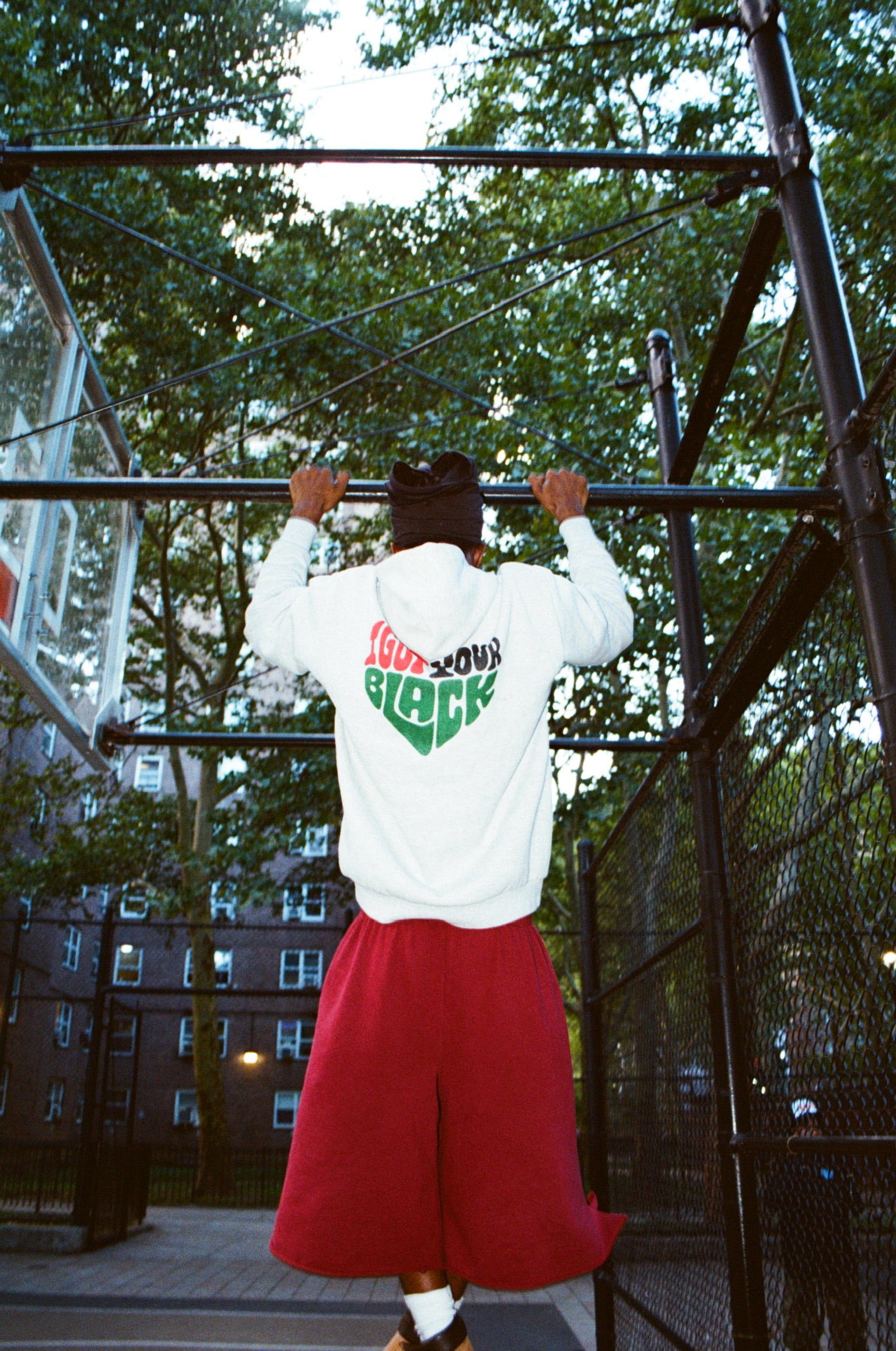 IGYB "One Love" Pullover Hoodie (Red , Black Green)