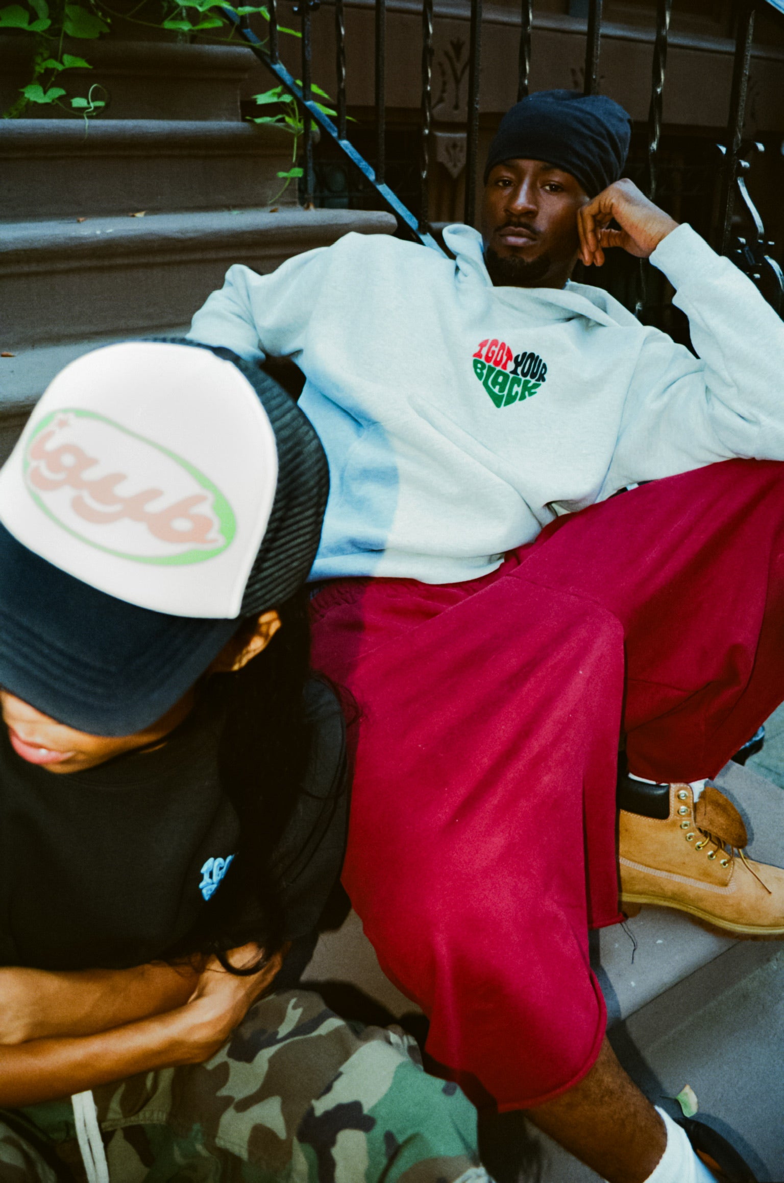 IGYB "One Love" Pullover Hoodie (Red , Black Green)