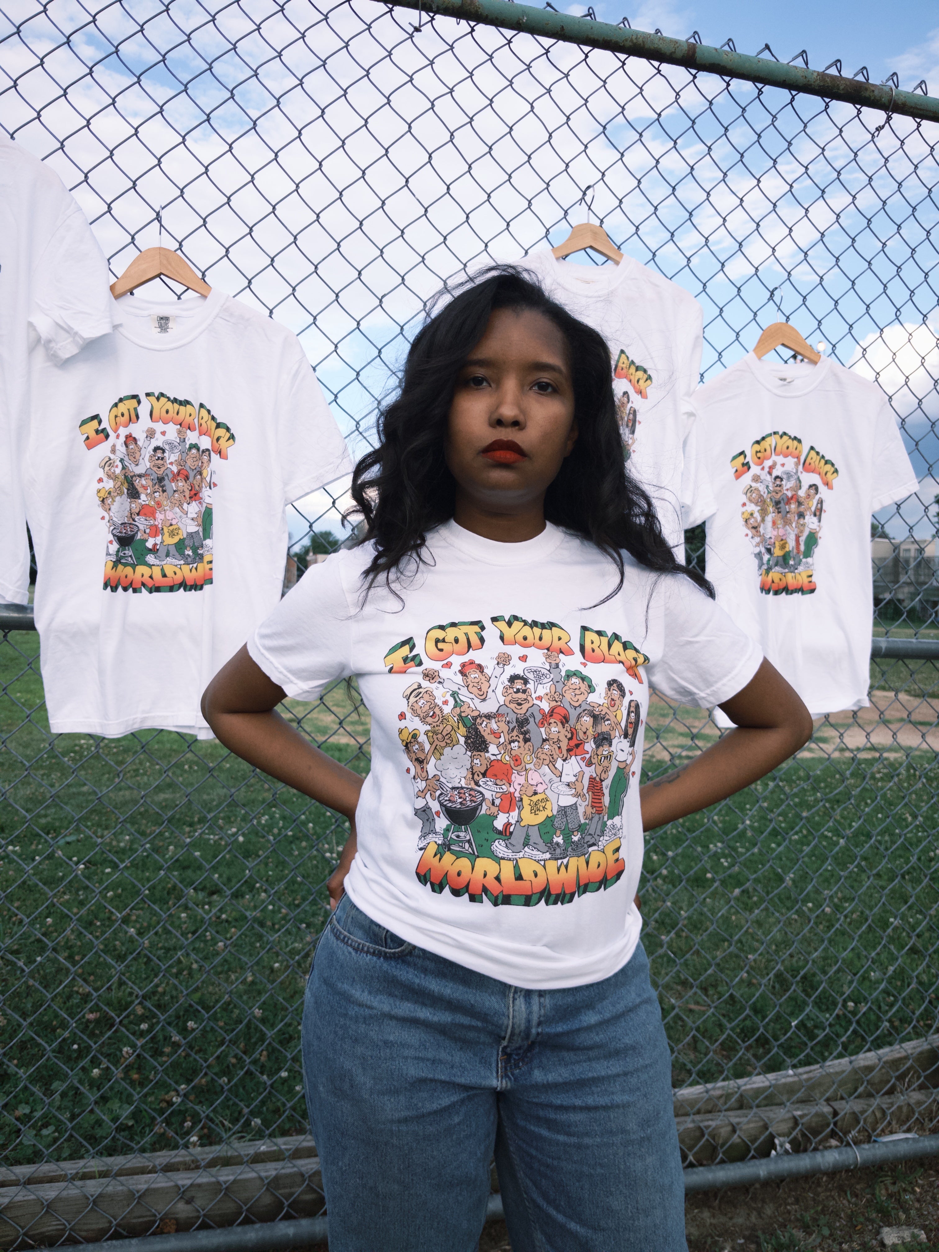 I Got Your Black World Wide Tee