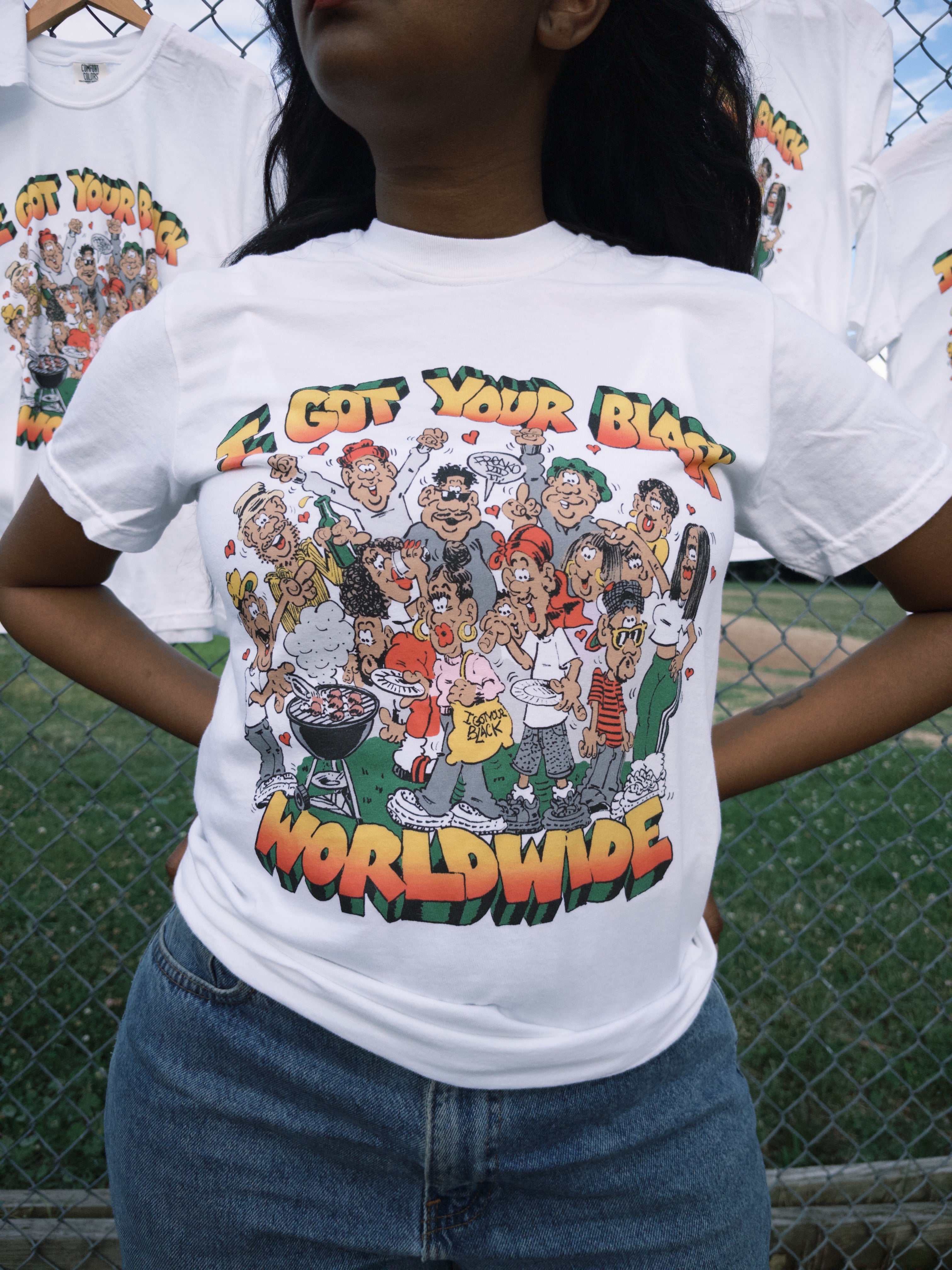 I Got Your Black World Wide Tee