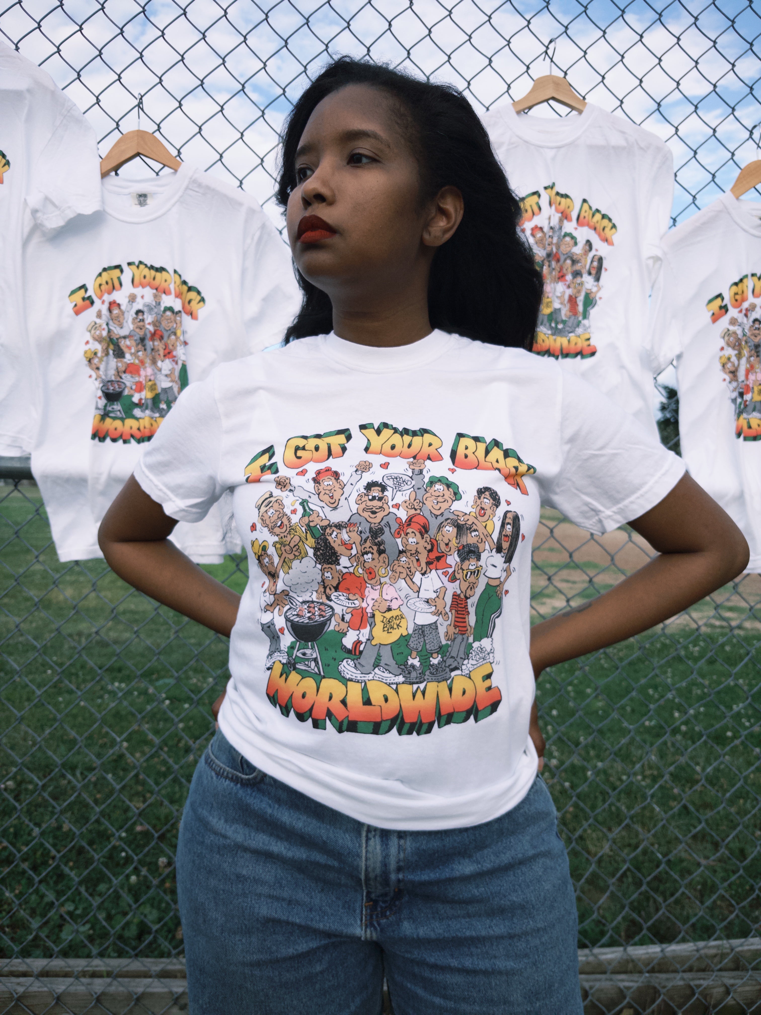 I Got Your Black World Wide Tee